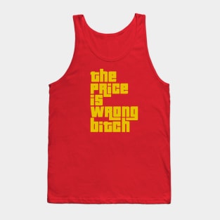 The Price Is Wrong Happy Gilmore Tank Top